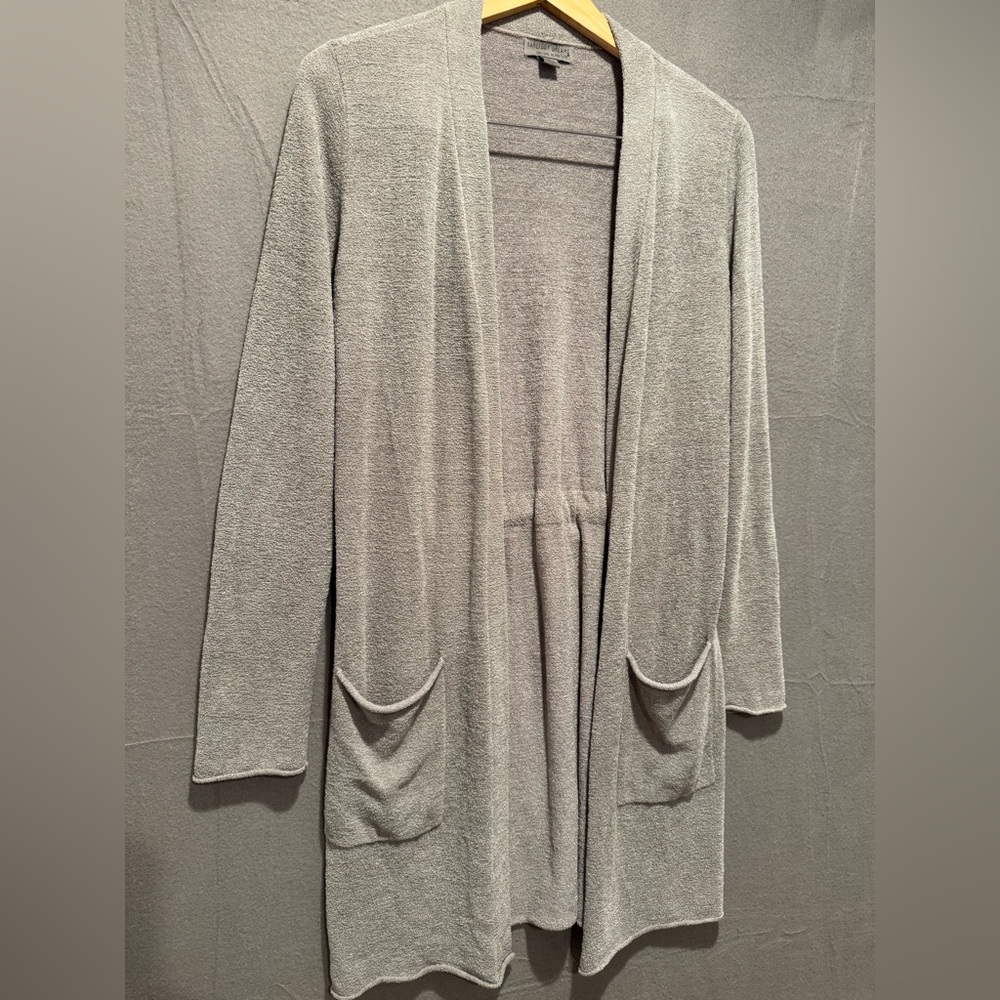 Barefoot Dreams Gray Cardigan - Picture 3 of 5